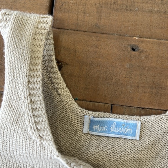 Max ilusion Spanish beige sleeveless knit sunsuit Romper - Picture 4 of 6